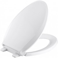 Kohler Elongated Toilet Seat Quiet-close Bathroom Fitting Replacement Bowl White on sale Kohler Elongated Toilet Seat Quiet-close Bathroom Fitting Replacement Bowl White on sale