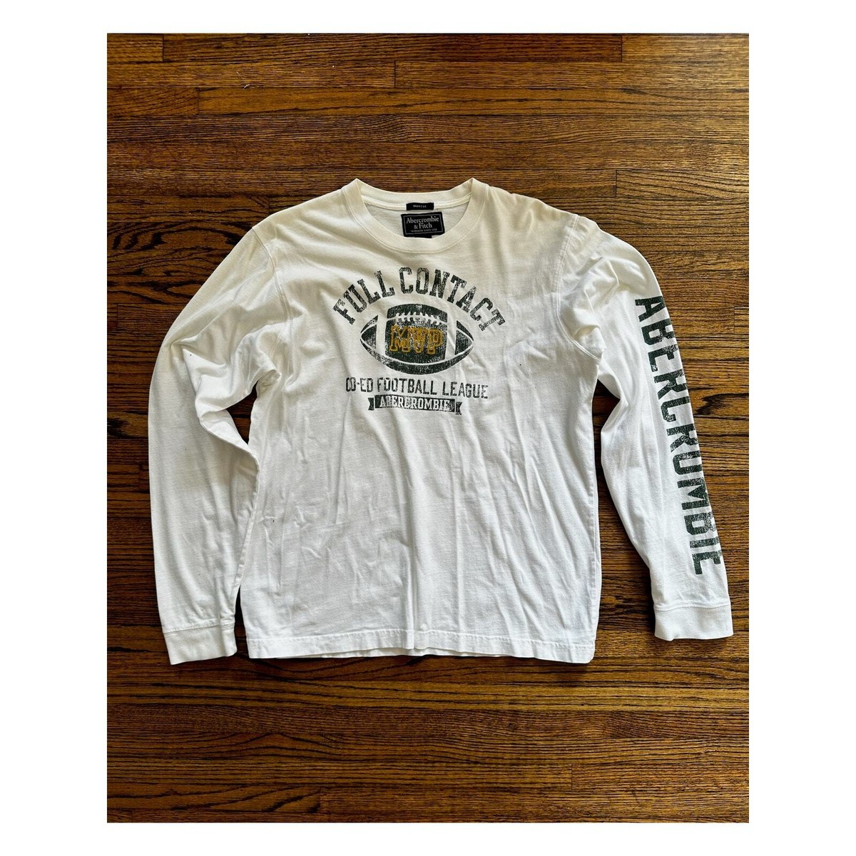00s Abercrombie＆Fitch カレッジスウェット フェード 00s Abercrombie＆Fitch カレッジスウェット フェード