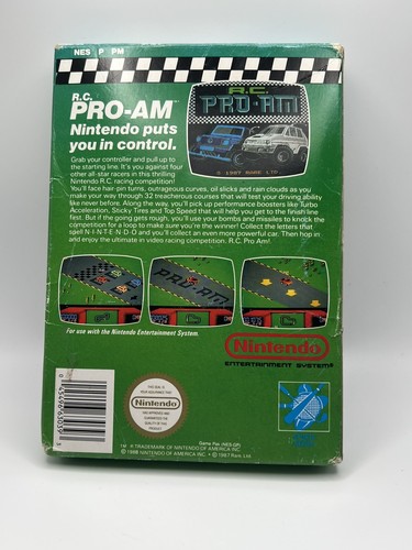 R.C. Pro-Am Nintendo NES CIB RC Game Complete In Box Game, Box, & Manual - Picture 4 of 12
