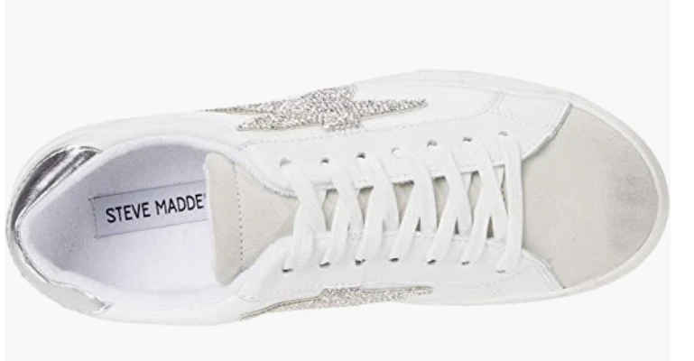 Steve Madden Mujer Rezume Plata Moda Zapatilla EE. UU. Talla 10M Foto 2 de 4