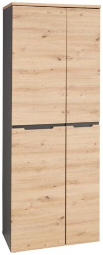Komplettbüro Büroset MEMPHIS VII 5-teilig Front Artisan Eiche Korpus Graphit - Bild 3 von 10
