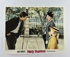 MARY POPPINS Lobby Card (VeryFine+) 1964 Walt Disney Movie Poster Art 1123