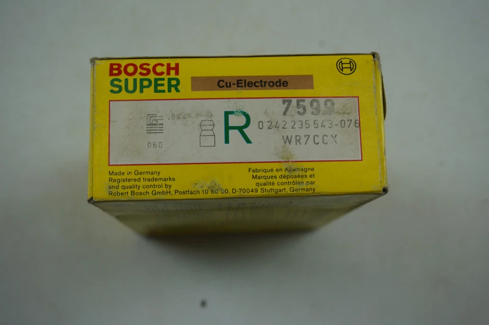 BOSCH WR7CCX #7599 BUJÍAS PAQUETE DE 10 NOS Foto 3 de 4