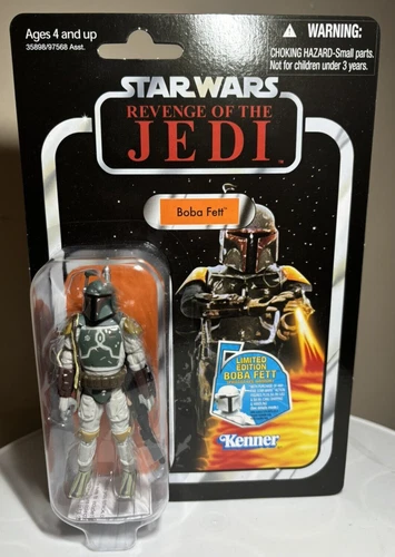 Star Wars Vintage Collection Boba Fett VC09 REVENGE of Jedi Cardback With Case!