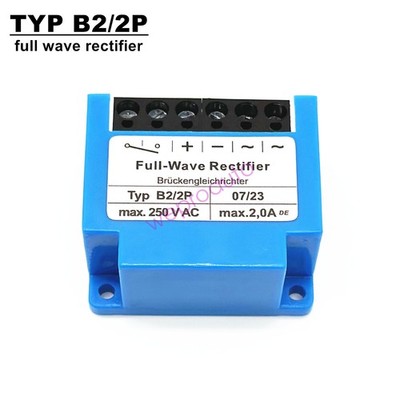 TYP B2/2P AC max 250V 2,0A full-wave Bridge Rectifier brake Module