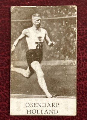 Alfa Olymp - Skylt Osendarp Olympia Sprinter 1936 aus Holland - Olympische Sommerspiele
