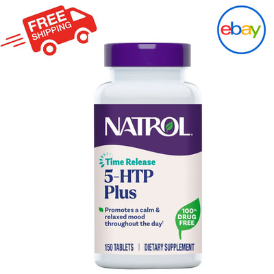 Natrol 5-HTP Plus Mood and Relaxation 100 mg, 150 Time Release Tablets