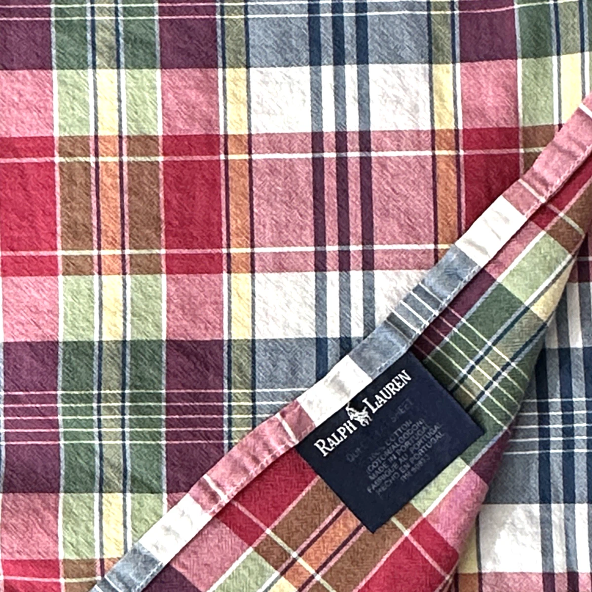 Ralph Lauren Queen Checked Flat Sheet Bed Sheets for sale | eBay
