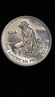 A Vintage 1984 Engelhard Prospector 1 oz .999 Silver  Round FREE SHIPPING