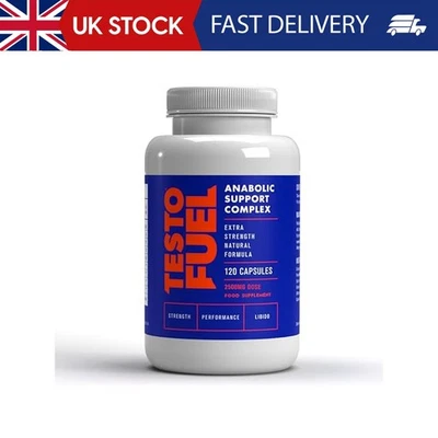 ROAR AMBITION TestoFuel 120 T-Booster Pills - Test Booster for Men - 100% Natural Ingredients