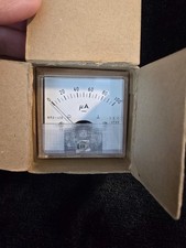 Vintage MRA-45 DC Microammeter Panel Meter 0–100µA (New in Box, Made in Japan)