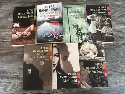 7 Bücher * von Erfolgsautorin Petra Hammesfahr * Romanpaket Bücherpaket * Krimis