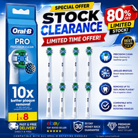 Oral-B Pro Precision Clean Replacement Toothbrush Heads Electric Brush Pack of 8