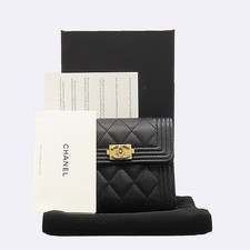 Chanel Caviar Boy Wallet Official