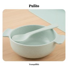 Set Ciotola Cucchiaio, Stoviglie Creative per Bambini, simbolo personalizzato