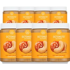 Octonuts Cashew Butter Sea Salt Caramel 16 Oz Jar 8 Pack