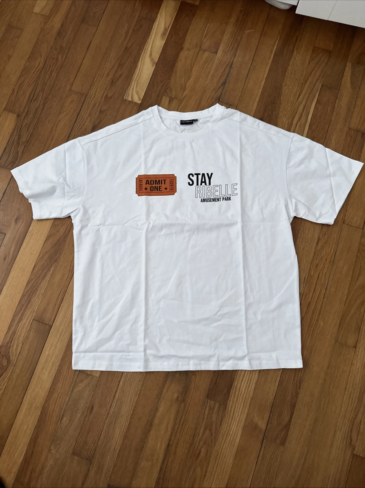 Stay Ribelle Men's T-Shirts Amusement Park Size XXL (J06)
