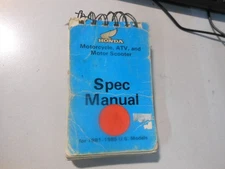 Honda Factory Motorcycle, ATV and Motor Scooter Spec Manual 81-85 U.S Models