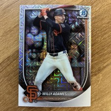 2025 Bowman Chrome - Willy Adames #14 Mega Box Mojo Refractor - Giants