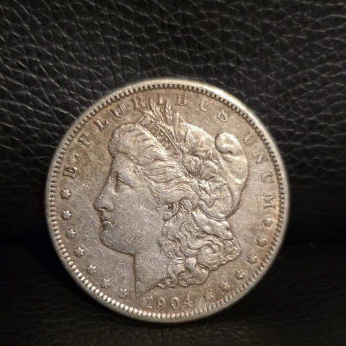 1904 Morgan Silver Dollar $1 Coin Circulated Business Strike