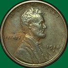 1918-S Lincoln Wheat Cent Almost Uncirculated AU Coin #35296