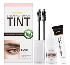 100%Organic Eyelash & Eyebrow Tint AllColors Tinting Dye Tint Lash Kit/Developer