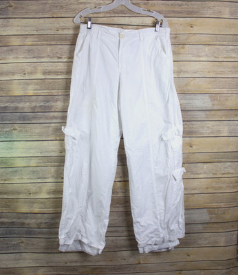 Princess Polly Cargo Pants US Size 10 White Cotton  GORP core 