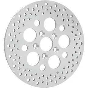 Rotor de freno trasero perforado Drag Specialties 1710-1064 para 81-85 FLT/FLHT Foto 2 de 2