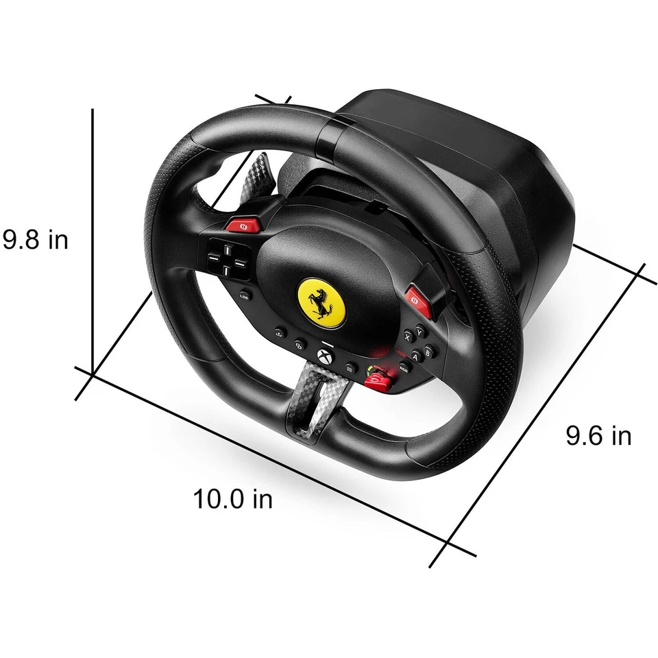 Juego de Pedales Rueda Thrustmaster T98 Ferrari 296 GTS 240° (PC Xbox Series X|S/One) Foto 3 de 4