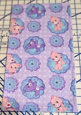 Care Bears Purple Cotton Terrycloth Burp Cloths Baby Shower Gift Set of 3 NEW