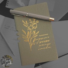 You're Awesome Bound Inspirational Quote Notebook Set with Matching Ink Pen