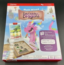 Osmo Math Wizard  The Secrets Of The Dragons - iPad/Fire Tablet - Ages 6-8 -NEW