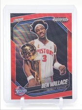 BEN WALLACE 2024-25 PANINI PRIZM BLACK LEGENDS RUBY WAVE PISTONS Q5300