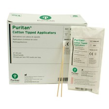 Cotton-Tipped Applicators, Medium 6" x  " , Box of 1000, Non-sterile