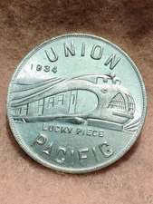 1934 ~ UNION PACIFIC ~ ALCOA ALUMINUM TOKEN ~ BU