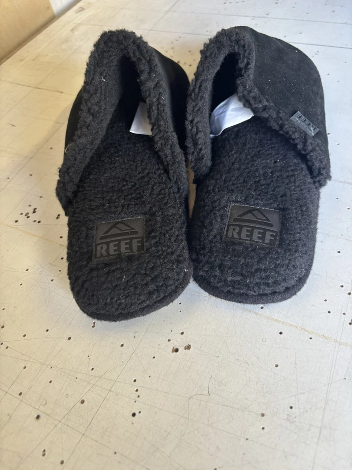 Zapatilla deslizante REEF para hombre Stormy negra talla 9 ancho medio totalmente nueva Foto 3 de 4