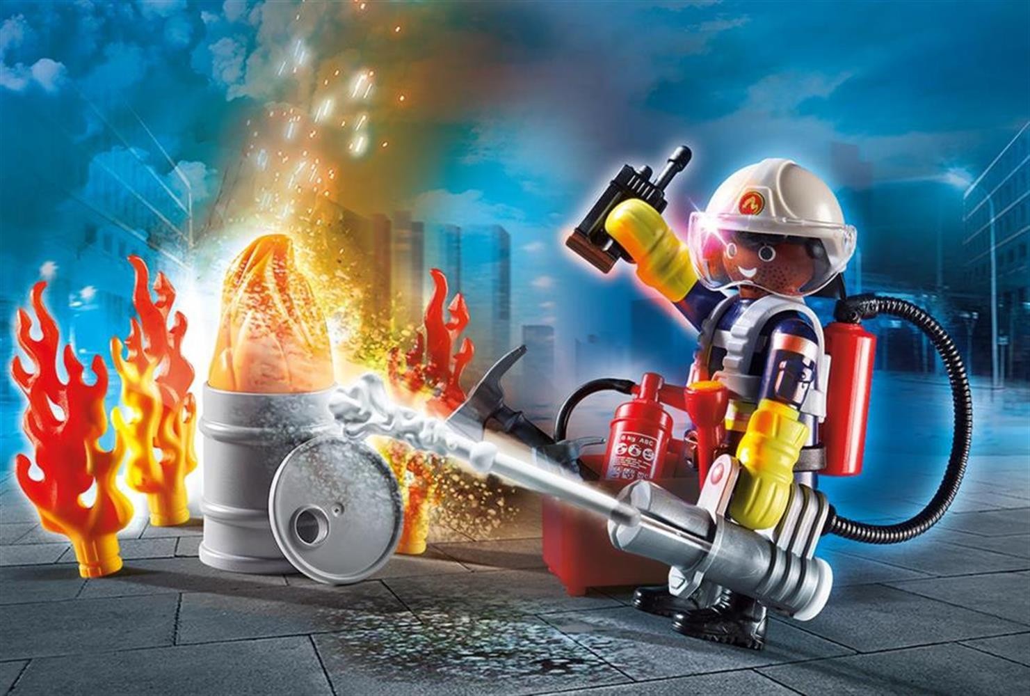 Playmobil 70291 Fire Rescue Gift Set Fireman playset Firemen toy Fire Station