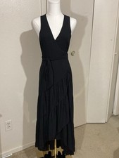 Jets Multi Tie Atacama Dress - Black- D1