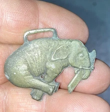 Antique Elephant Keystone Lumber Co Pittsburgh Pa Pocket Watch Fob