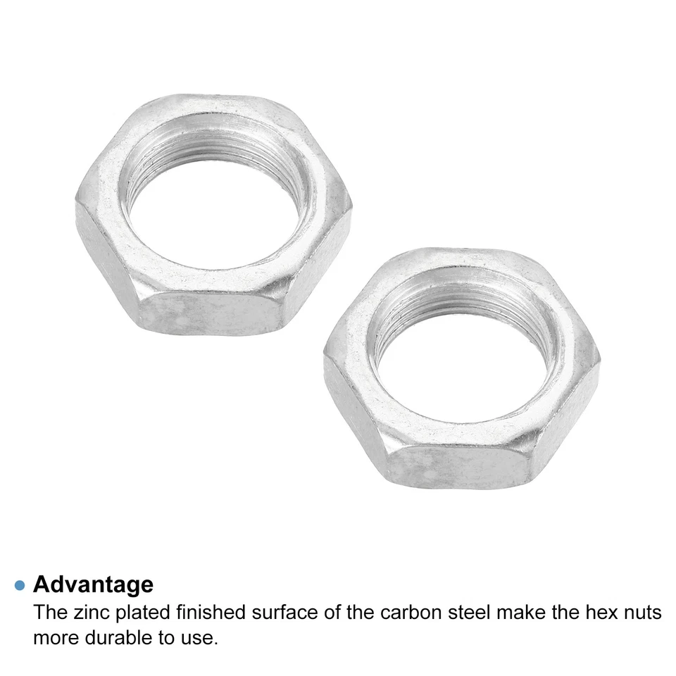 20-Pack M20x1,5 Stahl Sechskantmutter Schrauben Bolzen Befestigung 9mm - Bild 4 von 4