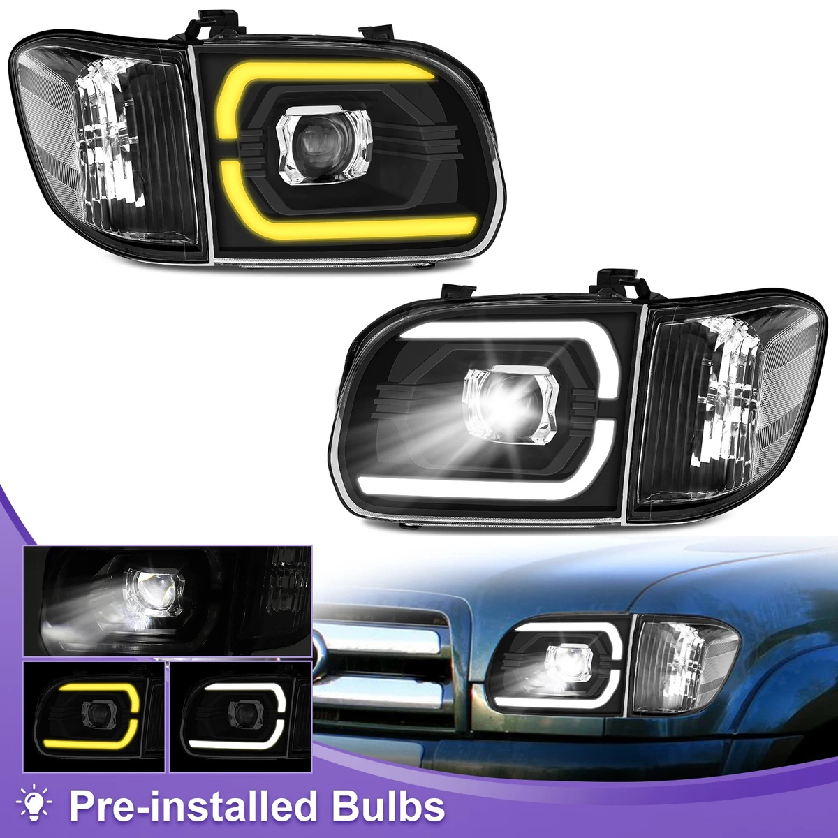 Buscar Faros Delanteros Para TOYOTA SEQUOIA LED Y Xenon