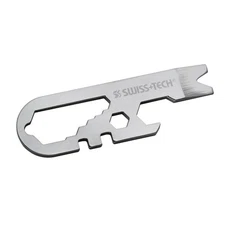 St67129 14in1 Micro Wrench Multitool Stainless Steel Construction For Keychain A