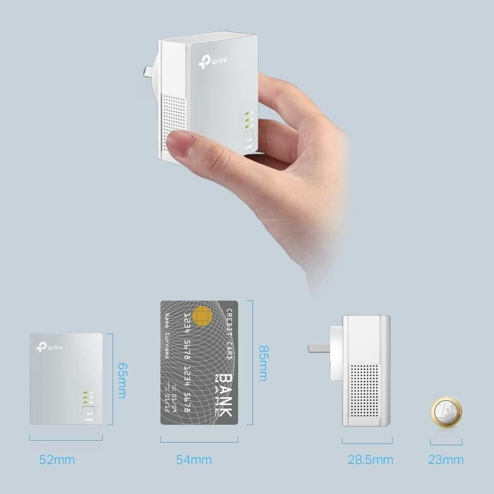 TP-Link AV600 Powerline Adapter Wi-Fi Kit, Wi-Fi Bo Produktbild-Vorschau 13