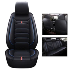 For Toyota Car Seat Cover Full Set 5-Seats Leather Front+Rear Protectors Cushion