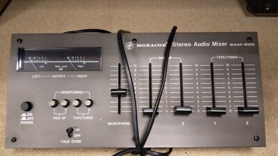 Monacor Stereo Audio Mixer SAM-500