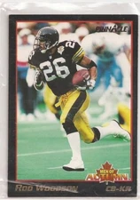 1993 Pinnacle Men of Autumn Pittsburgh Steelers Football Card #50 Rod Woodson