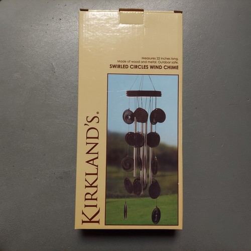 Kirklands Swirl Circles Wind Chime - Picture 2 of 4