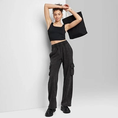 Wild fable black cargo pants clearance