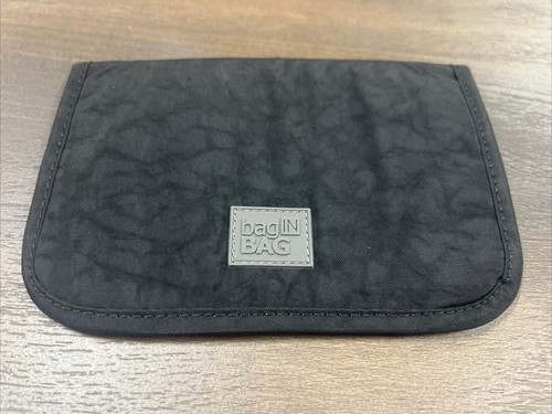 Bolso en un bolso Cartera Cartera Negra Tiene Capacidad 28 Tarjetas Nuevo - Imagen 3 de 5