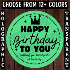 40 HAPPY BIRTHDAY STICKERS 2